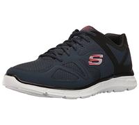 Skechers Homme Verse Flashpoint Tissu Oxford, Bleu Marine Noir, 47.5 EU