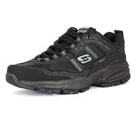 Skechers Homme Vigor 2.0 Trait Memory Foam Sneaker Sneakers, Marron et Noir, 41 EU