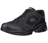 Skechers Baskets homme Oak Canyon Redwick simili cuir et textile noir Taille 45 EU