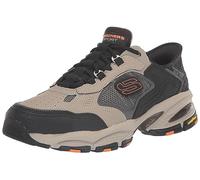 Skechers Homme Vigor 3.0 Drafting Hands Free Slip-in Basket, Taupe/Noir, 43 EU Large