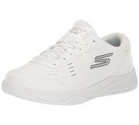 Skechers Homme Viper Court Smash Baskets, White Synthetic, 44 EU