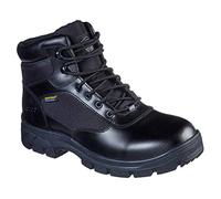 Skechers Botte industrielle Homme Wascana Benen Cuir noir et textile 43 EU