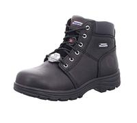 Skechers Homme Workshire Tools, Black Embossed Leather, 39.5 EU