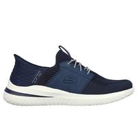 Skechers Hommes Slip-Ons Baskets Chaussures Sport Bleu 210650