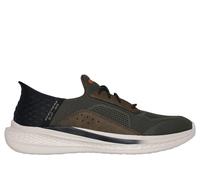 Skechers Hommes Slip-Ons Chaussures De Sport Vert 210891