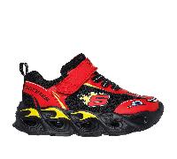 Skechers Hot Lights: Thermo Flash - Wheel Buddies Chaussures Moyen Width en Rouge/Noir, Pointure 23