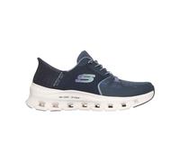 Skechers Hotmelt Overlay Mesh Bungee Slip-Ins Sans Fermeture Bleu