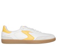 Skechers Hotshot - Kickoff Chaussures Moyen Width en Blanc/Jaune, Pointure 38.5