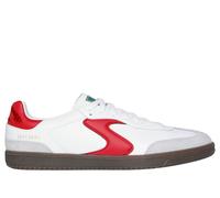 Skechers Hotshot - Pyke Chaussures Moyen Width en Blanc/Rouge, Pointure 46