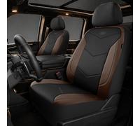 Skechers Housses de siège de voiture en mousse à mémoire de forme, confort et soutien ultimes pour sièges avant, compatibles avec les airbags, universelles, pour la plupart des SUV, camionnettes