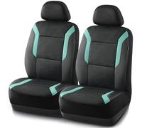 Skechers Housses de siège de voiture en mousse à mémoire de forme - En maille épaisse - Compatibles avec les sièges avant - Protection confortable pour la plupart des voitures, camionnettes, camions