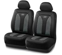 Skechers Housses de siège de Voiture en Mousse à mémoire de Forme Hexcomb - Respirantes et épaisses - Compatibles avec Les airbags - Confort et Protection Automobiles - pour la Plupart des Voitures,