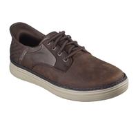 Skechers Baskets à enfiler Hyland pour homme Cuir cacao 42 EU