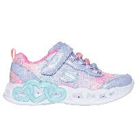 Skechers Infinite Heart Lights - Heart Jewels Chaussures Moyen Width en Lavande, Pointure 33