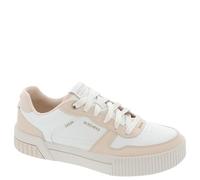 Skechers Jade Best in Class Basket Femme, White Pink, 37 EU