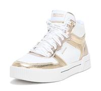 Skechers Jade pour fille, blanc/doré, 6.5
