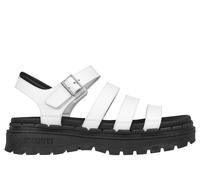 Skechers Jammers - Poppin' Chaussures Moyen Width en Blanc, Pointure 41