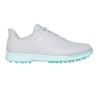 Skechers Jasmine Chaussures de Golf imperméables pour Femme, Gris/Menthe sans Pointes, 37 EU