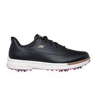 Skechers Jasmine Chaussures de Golf imperméables pour Femme, Noir/Rose, 38 EU