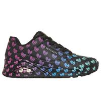 Skechers Jason Naylor: UNO - Live Life Colorfully Chaussures Moyen Width en Noir, Pointure 39