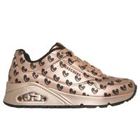 Skechers Jason Naylor: UNO - Live Life Colorfully Chaussures Moyen Width en Or Rose, Pointure 39