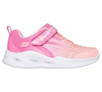 Skechers Jeune Fille Baskets Sola Brille Couleur B Tactile Fermeture Rose UK