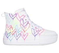 Skechers JGoldcrown: Hyperlift Chaussures Moyen Width en Blanc, Pointure 32, Lavable en machine
