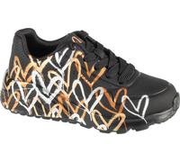 Skechers JGoldCrown : Uno Lite - Metallic 314067L-BKGD, Baskets, pour filles, Noir