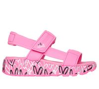 Skechers JGoldcrown: UNO Lite Sandal - Sunny Love Chaussures Moyen Width en Rose Fluo, Pointure 36