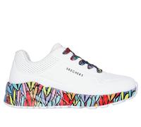 Skechers JGoldcrown: UNO Lite - Subtle Love Shoes Moyen Width en Blanc, Pointure 33