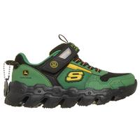Skechers John Deere: Mega-Flex Lite - Dozer-Brights Chaussures Moyen Width en Gris/Noir, Pointure 28.5