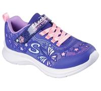 Skechers Jumpsters 2.0 Butterfly Flush Sneaker, Navy Multi, 3 UK Enfant, Bleu Marine/Multicolore, 36 EU