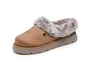 Skechers Keepsakes Delight Fall, Chaussons femme | Collection Automne Hiver | Mules | Plat | Semelle intérieure en mousse à mémoire de forme