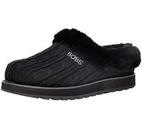 Skechers Keepsakes Delight Fall, Chaussons femme | Pantoufles décontractées, semelle intérieure en mousse à mémoire de forme, dessus en tricot doux, doublure en fausse fourrure