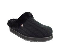 Skechers – Chaussons Keepsakes Ice Angel – Noir (maille torsadée, bordure fausse fourrure) – 41