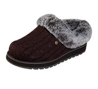 Skechers Keepsakes - Ice Angel Flache Hausschuhe Femme, Chocolate, 38.5 EU