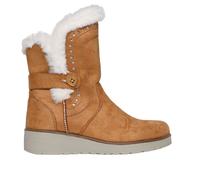 Skechers Keepsakes Wedge - Fur-Ever Chaussures Moyen Width en Châtaigne, Pointure 32