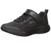 Skechers Kids Boys' GO Run 600-BAXTUX School Uniform Shoe, Black, 11 Medium US Little Kid