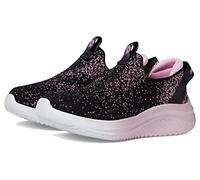 Skechers Kids Girls Ultra Flex 3.0-All Things S Sneaker, Black/Rose Gold, 4.5 Big Kid