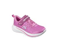 Skechers Kinder Wave 92 Baskets Sports Rose H.Pink Fermeture Scratch