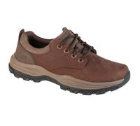 Skechers Knowlson Leland 204920-DKBR, Chaussures Basses Homme, Dark Brown Leather, marron, 42 EU