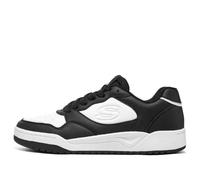 Skechers Baskets basses Koopa Volley Maille en cuir Duraleather noir et blanc 43 EU