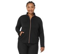 Skechers The Hoodless Hoodie Gowalk Shine Veste, Noir Vif, 3XL Femme