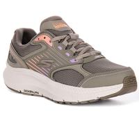 Skechers GO RUN Consistent 2.0 Advantage Baskets En Cuir Pour Femmes Taupe/Multi