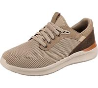 Skechers Lattimore Knit Mocassin Toe à Enfiler pour Homme, Maille synthétique Taupe, 44 EU