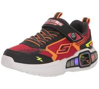 Skechers Light Storm 3 400151l Baskets pour garçon, Noir/Rouge, 12.5 Little Kid