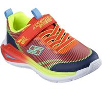 Skechers Lighted Gore & Strap Sneaker W Mids Light Up Trainers Boys Rouge/Multi C12 (30) Male