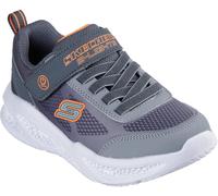 Skechers Garçon Meteor-Lights Krendox, Gris, 27 EU