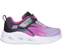 Skechers Baskets lumineuses Gore et Strap W Ombr Light Up, noir/violet, 7 UK Child