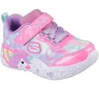 Skechers Fille Unicorn Charmer Lil Heart Sparkles Basket, Rose/Multicolore, 6 UK Child